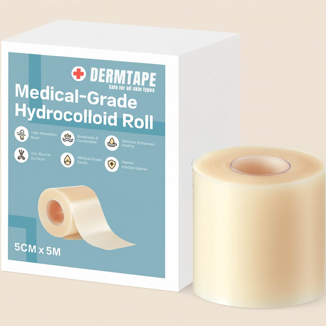 DermTape – Hydrocolloid Acne & Scarring Tape Roll